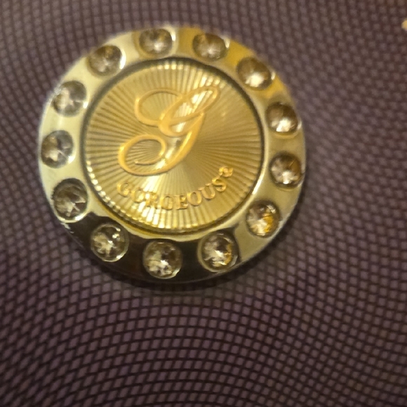 Chic Brown Clutch with Gold Handle - Picture 5 of 11